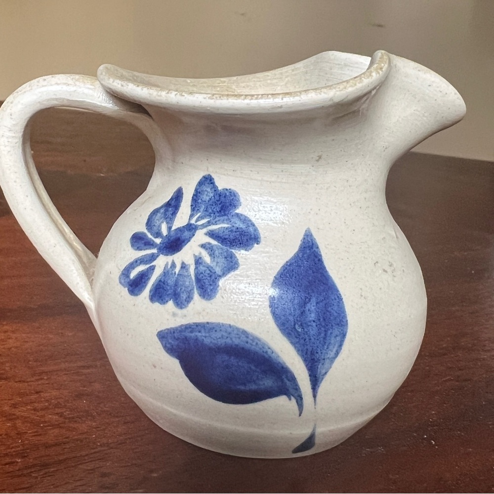 Williamsburg Pottery Salt Glaze Mini Pitcher